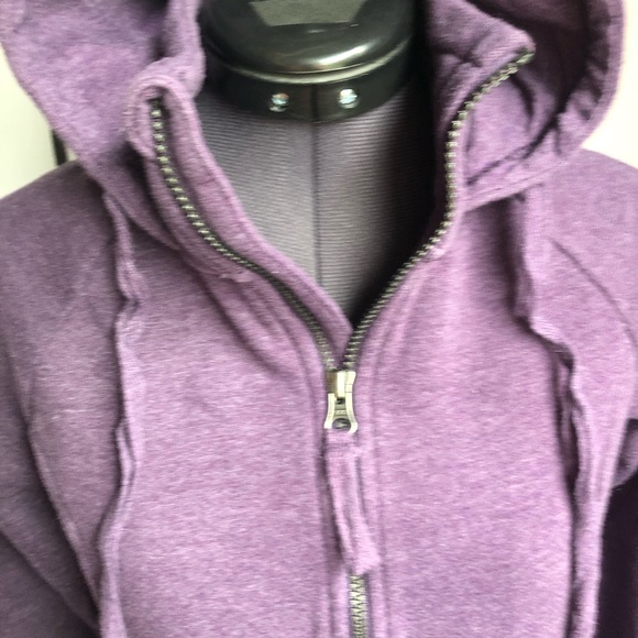 MANDETTA | NWOT | Purple Long Zip Up Hoodie | XS - Picture 2 of 9